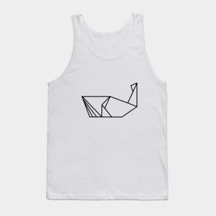 Origami Whale Tank Top